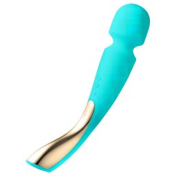 LELO Smart Wand 2 - masna hlavica vibrtor - vek - dobjacia - tyrkysov