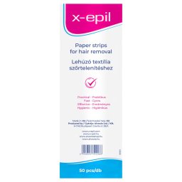 X-Epil - depilan textiln psiky - 50 kusov