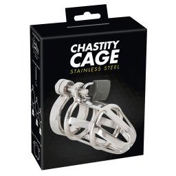 You2Toys - Chastity Cage - kovov klietka na penis s visiacim zmkom