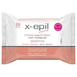 X-Epil Intimo Sensitive - intmne vlhen obrsky - 20 ks