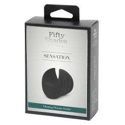 Pdesiat odtieov sivej Sensation - aluov vibrtor (ierny)