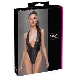 Cottelli Party - leskl body s golierom na krk - ierne
