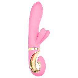 G-Vibe GRabbit - vibrtor na G-bod s 3 motormi - nabjaten - ruov