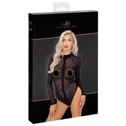 Noir - dlh rukv s leopardm vzorom (ierny) - M