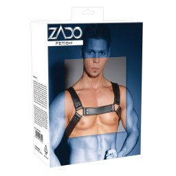 ZADO - postroj na prsia - prav koa - ierny