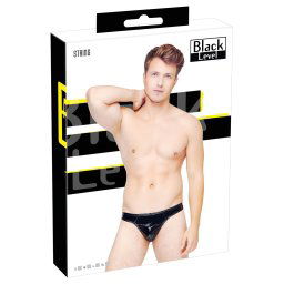 Black Level - klasick lakovan pnsky tange (ierna) - M