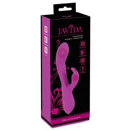 Javida Thumping Rabbit - vibrtor s 3 motormi a stimultorom klitorisu - fialov