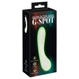 You2Toys Glow in the dark - svietiaci G-bod vibrtor (biely)
