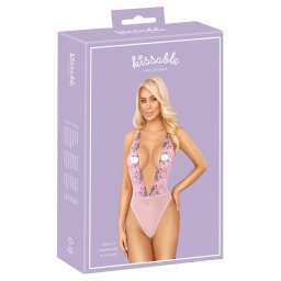 Kissable - ipkovan body s ruovou vivkou - ruov - L/XL