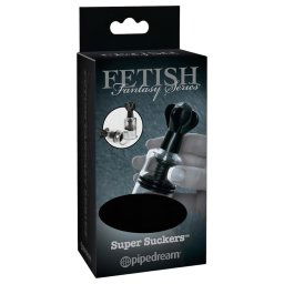 Fetish Super Suckers - prsavky na bradavky (ierne-priehadn)