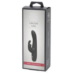 Greedy Girl - nabjaten vibrtor (ierny)