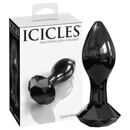 Icicles No. 78 - anlny kolk - sklo - ierny