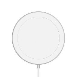 ER POWER MagSafe bezdrôtová nabíjacia podložka MFM, 15 W, biela ERPWMS-WH