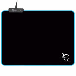 White Shark podložka pod myš LED LUMINOUS L, 350 x 250 mm, čierna LUMINOUS-350x250