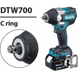 Akumulátorový rázový uťahovač DTW700Z Makita