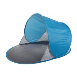 Samorozkladací stan UV plážový 145 x 100 x 70 cm modrý