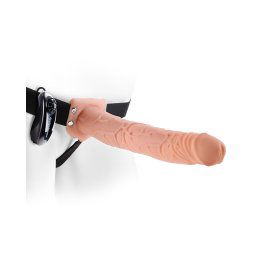 Hollow Strap On Flesh Vibrating 11