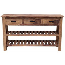 indickynabytok.sk - Konzolový stolík Rami 130x35 indický masív palisander