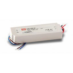 LED Solution Mean Well napájací zdroj LPV 12V 100W IP67 LPV-100-12