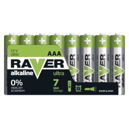 EMOS Alkalická batéria RAVER AAA (LR03), 8ks B79118
