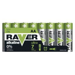 EMOS Alkalická batéria RAVER AA (LR6), 8ks B79218