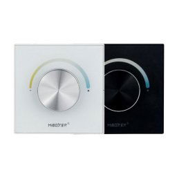 LED Solution Mi-Light RF Nástenný otočný diaľkový ovládač pre jednofarebné a CCT LED pásiky, 1-kanálový Vyberte farbu: Biela P0