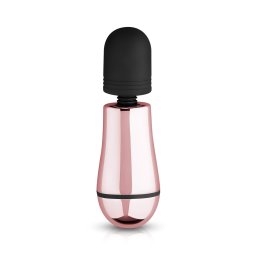 Rosy Gold - mini masny vibrtor - dobjac - ruov zlato