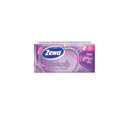 Zewa Deluxe Lavender Dreams papierové hygienické vreckovky 90ks