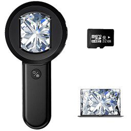 Digitálna lupa elektronicka s kamerou a 2" HD IPS displejom až 16M rozlíšenie + LED svetlo