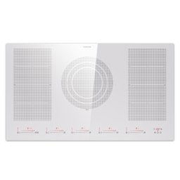 Klarstein Masterzone 90 Flex, indukčná varná doska, max. 12 600 W, vstavaná, 5 zón, 2 Flex zóny, technológia ThermoBoost, Smart Flex
