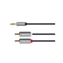 Kábel Jack 3.5mm stereo/2x Cinch 1m KRUGER & MATZ KM1218 Basic