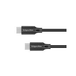 Kábel KRUGER & MATZ KM1260 Basic USB-C/USB-C 1m Black