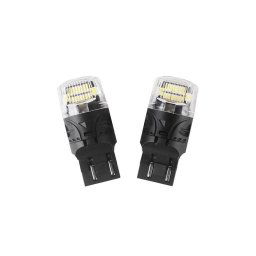Autožiarovka LED T20 (7443) 12V CARCLEVER 16LED 2835SMD biela 2ks