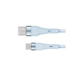 Kábel KRUGER & MATZ KM1268-1BL Basic USB/USB-C 1m Blue