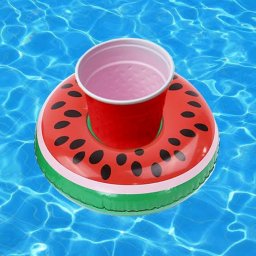 Nafukovací plávajúci držiak na poháre - Melón