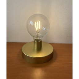 Žiarovka lampa stolová - nočné LED svetlo na podstavci