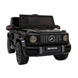 Mercedes G63 Electric SUV s dvojitm motorom s iernou farbou s rodiovskm diakovm ovldaom