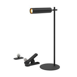 LED Solution Čierna LED stolná nabíjacia magnetická lampa 3v1 3W 23042