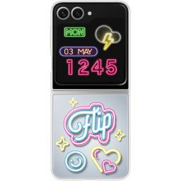Samsung FlipSuit Kryt pre Galaxy Z Flip6 / Galaxy Z Flip7 FE Transparent EF-ZF741CTEGWW