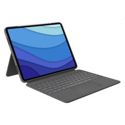 Logitech COMBO TOUCH pre iPad Pro 12.9" (5. a 6. gen.) - šedá - US 920-010257