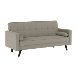 Kondela Rozkladacia pohovka, sivohnedá TAUPE látka, OTISA