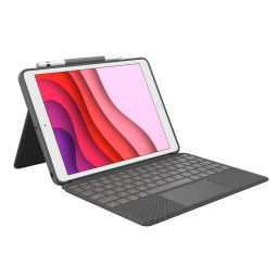 Logitech COMBO TOUCH pre iPad (7., 8. a 9.gen) - GRAPHITE - UK 920-009629