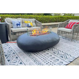 Ohnisko plynove betónové do záhrady / terasu / balkón - krb na bombu 143x97cm - BADENO