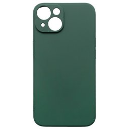 Silikónový kryt MobilNET pre Apple iPhone 15, tmavo zelený PGU-5450-IPH-15XXX