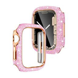 JP Watch case Crystal, Apple Watch 4 / 5 / 6 / SE 1 / 2 / 3, 40 mm, ružový