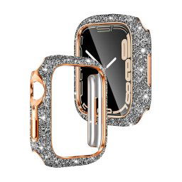 JP Watch case Crystal, Apple Watch 7 / 8 / 9, 41 mm, strieborný
