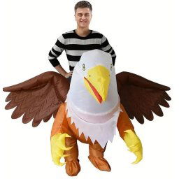 Nafukovací kostým Orol (grifin) s ventilátorom - Halloween kostým pre dospelých