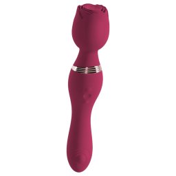 You2Toys Rosenrot - nabjaten ruov masny vibrtor (erven)