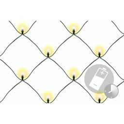 NEXOS Vianočná svetelná sieť 2 x 2 m, 160 LED, teplá biela