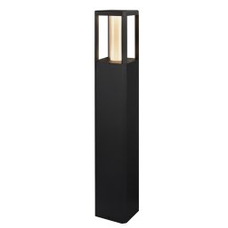 Candellux Čierne záhradné LED stĺpikové svietidlo Crocus 12W IP65 80cm 52-32416